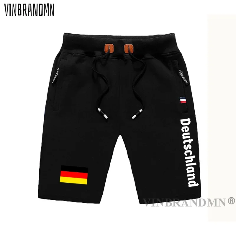 Germany Deutschland mens shorts beach new men's board shorts flag workout zipper pocket sweat bodybuilding 2021 cotton German DE 2
