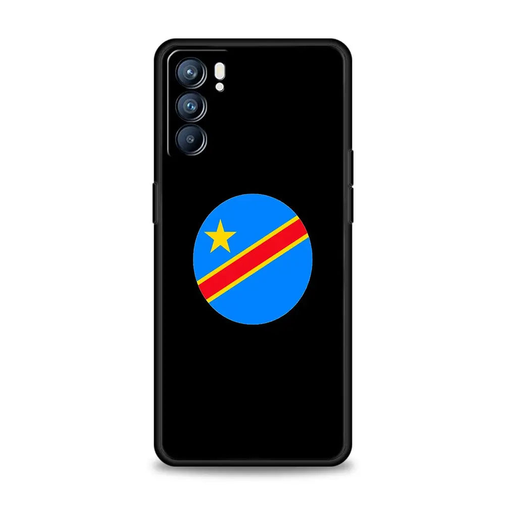 Congo Flag Design Phone Case Cover