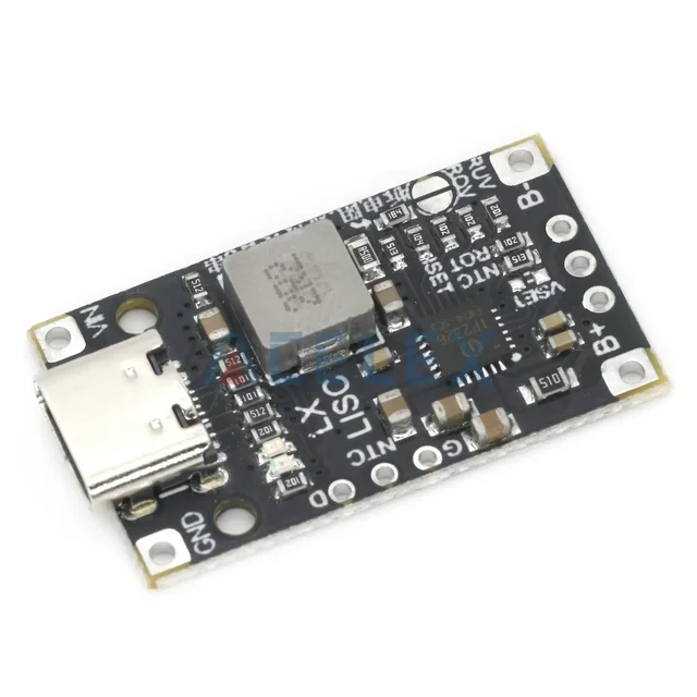 2S 3S Type-C USB BMS 15 Вт 8,4 В 12,6 В 1,5 А Модуль повышения зарядки литиевой батареи со сбалансированной поддержкой Быстрая зарядка с индикатором 3