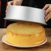 4/6/8/10 Inch Aluminum Round Cake Bakeware Removable Bottom Chiffon Cake Die for Aluminum Baking Cake Mold Pan Cake Tin 4