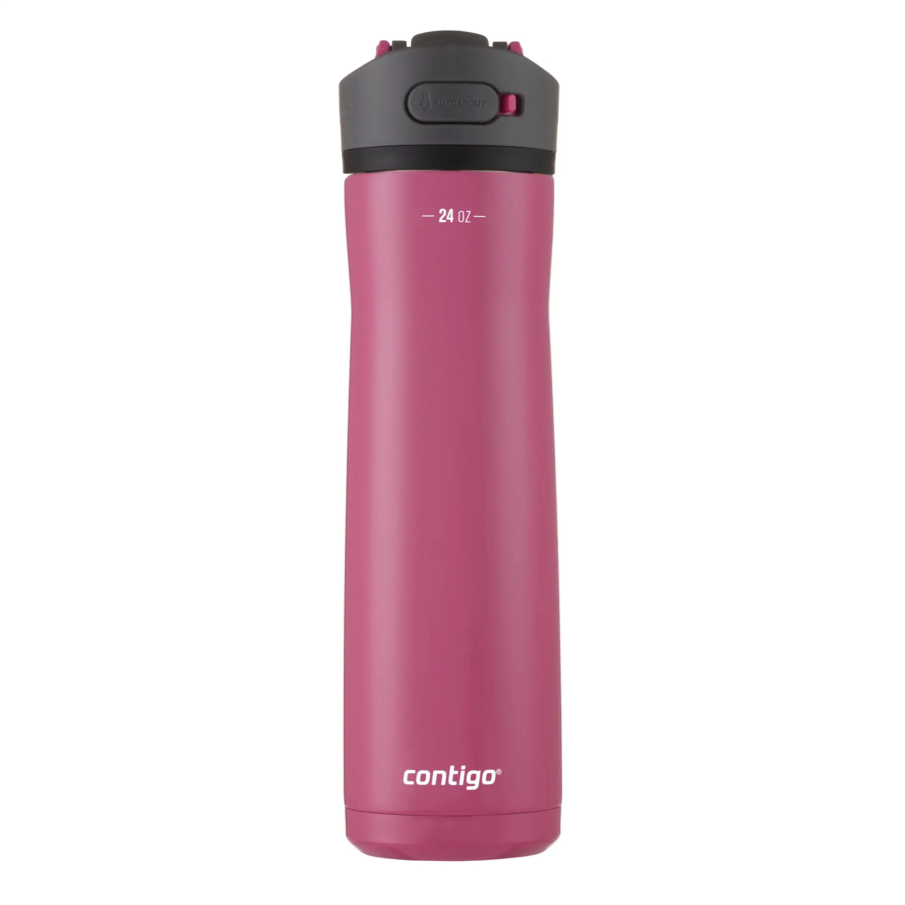 

Contigo Ashland 2.0 Stainless Steel Water Bottle with Autospout Straw Lid in Pink, 24 fl oz.