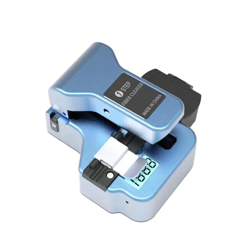 Newest one Step Optical Fiber Cutting Cleavers OS- 9L Digital Cleave Counter 50000 Times Cleaves Automatic Counter Cleaver FTTH
