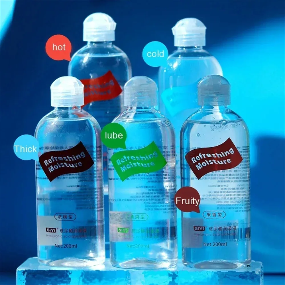 Lubricant 200ml Water Based Lubrication Gel Heat And Cold Intimate
