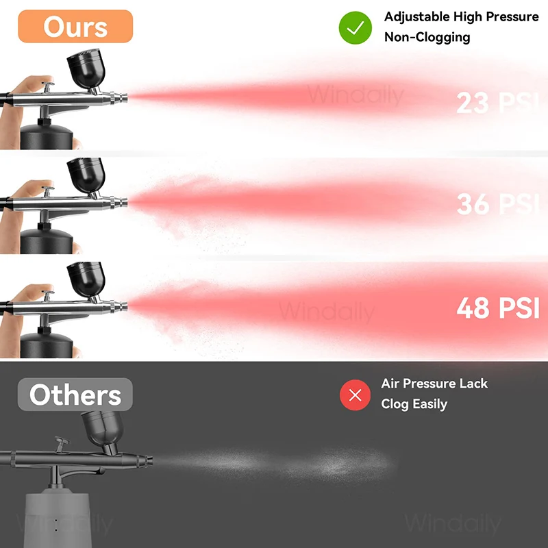 Airbrush Nail with Compressor Portable Air Brush with Compressor For Nails Art Cake Painting Craft Airbrush Nail Art Compressor