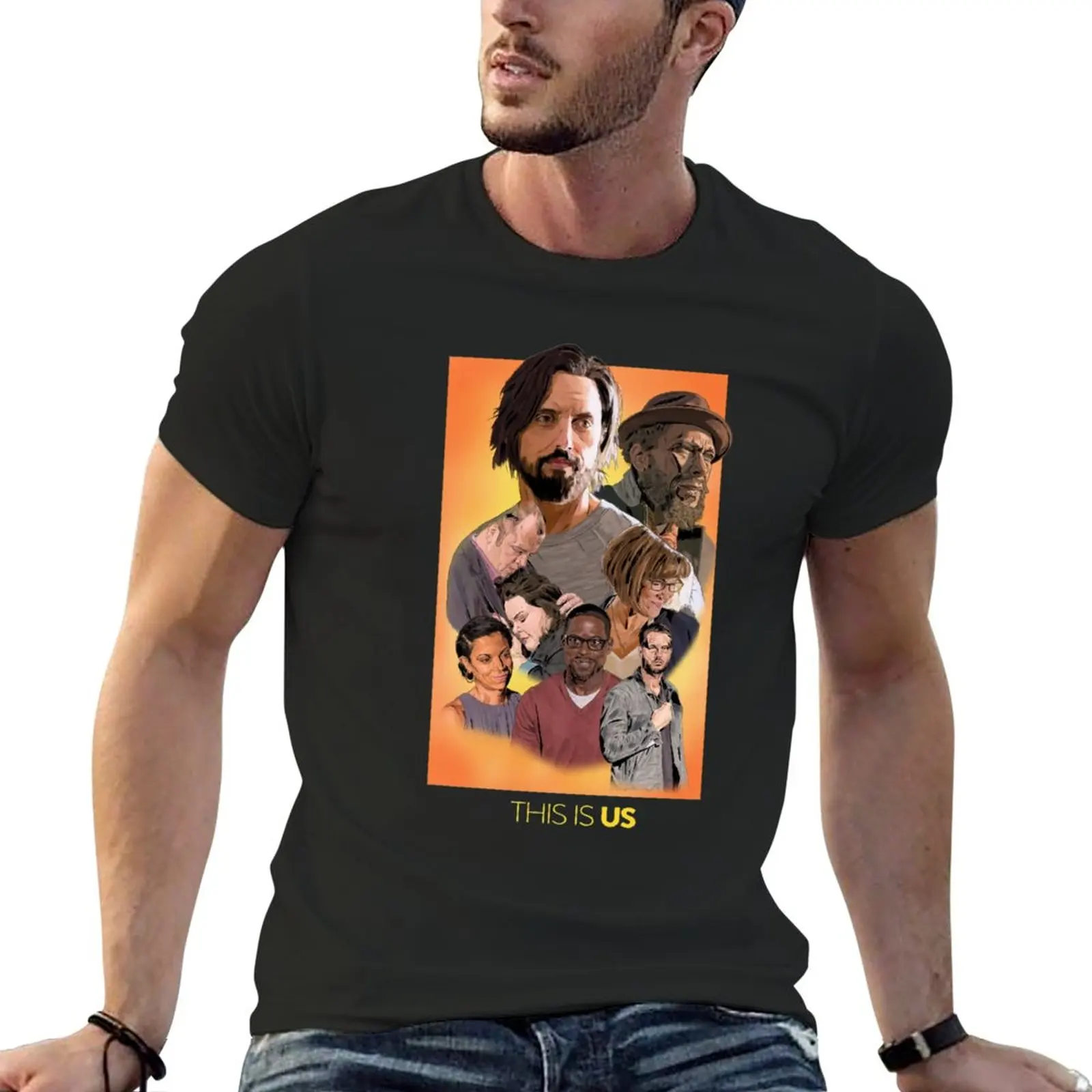 

New This is US T-Shirt quick-drying t-shirt Blouse Men's t-shirt