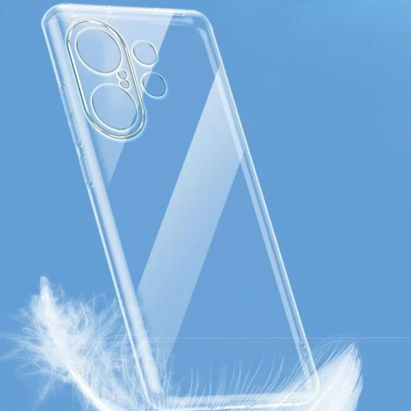 Transparent TPU Silicone Phone Case - Soft Clear Protective Back Cover