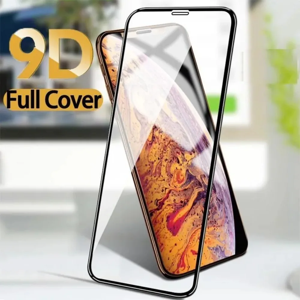 

Защитное стекло 9D для IPhone, защитная пленка для Iphone 12, 13 Pro Max, 11 Pro Max, X, XS, XR, 14 Pro, 7, 8, 15Plus, стекло