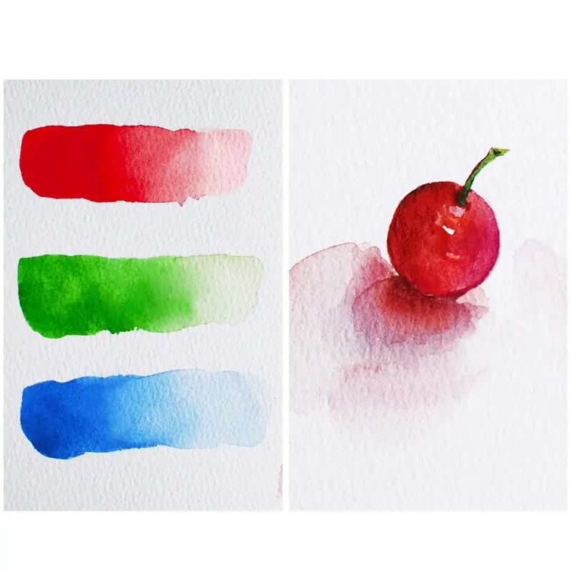 Baohong Watercolor Paper 100% Cotton 300g 20Sheetes Professional Water Color Paper Acuarela Art Supplies