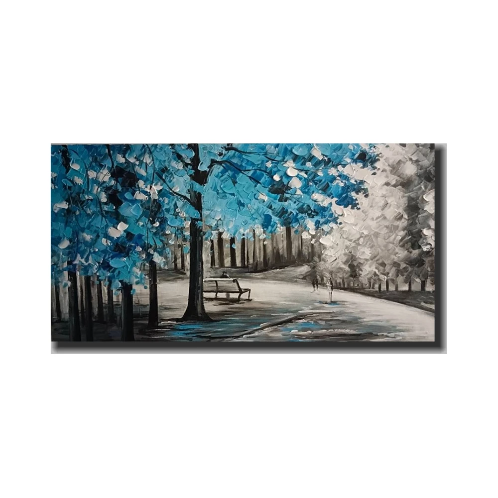 

Blue Leaves Final Fantasy Paintings Decorative Posters Paintings For Cosy Living Room For Cosy Living Room