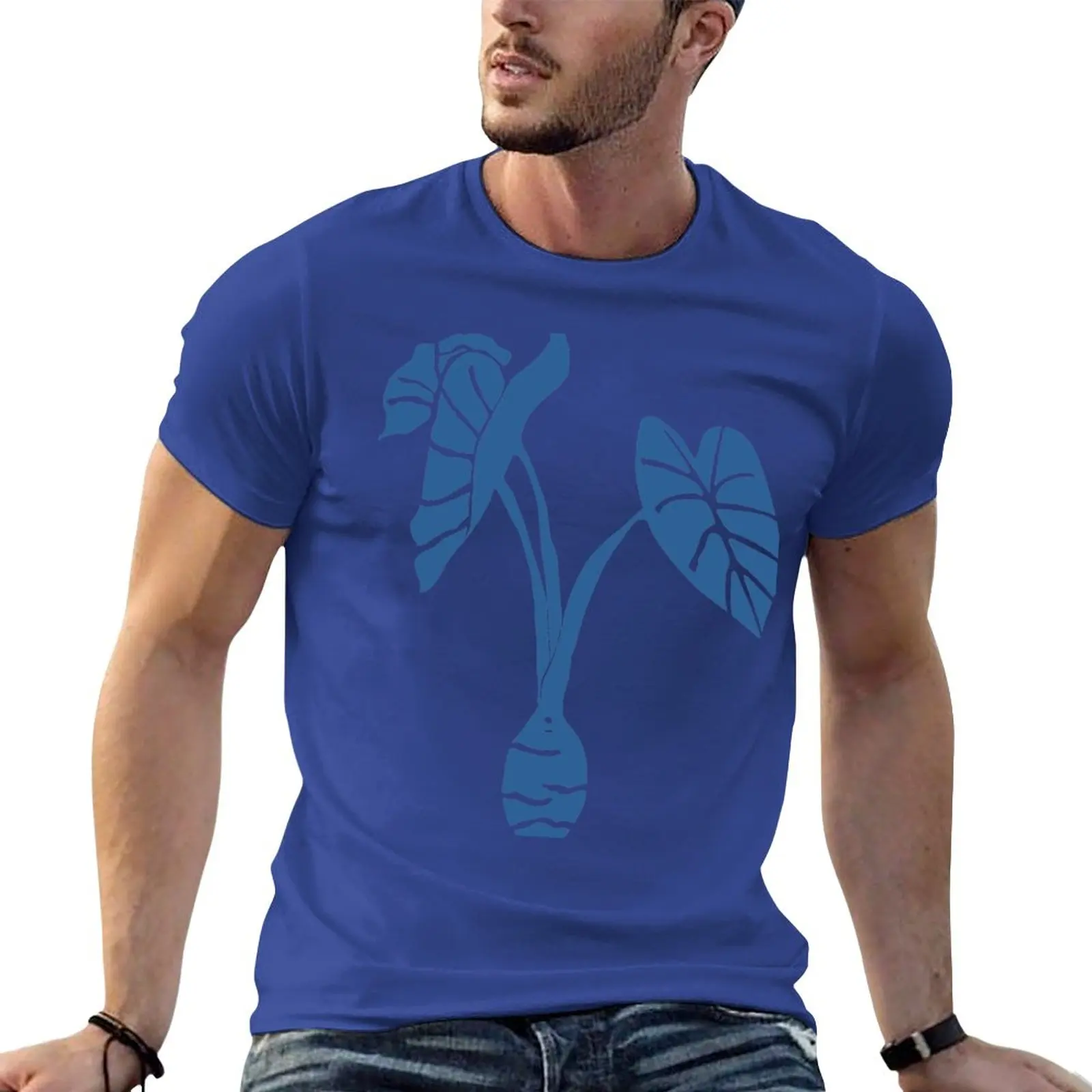 Taro Plant Hawaii Souvenir Poi T-Shirt Camicetta Cute Top Magliette Grafiche Da Uomo