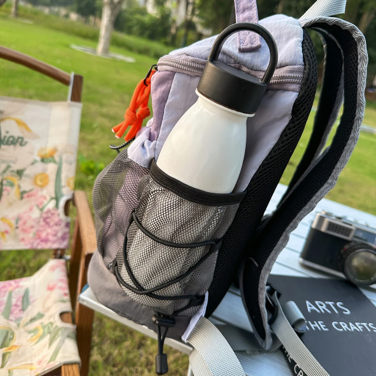 Backpack Women's 2025 New School Bag Outdoor Sports Hiking Backpack Mountaineering Bag Short-Distance Travel Bag Computer Bag Men's Fishing and Cycling Original Design Sense