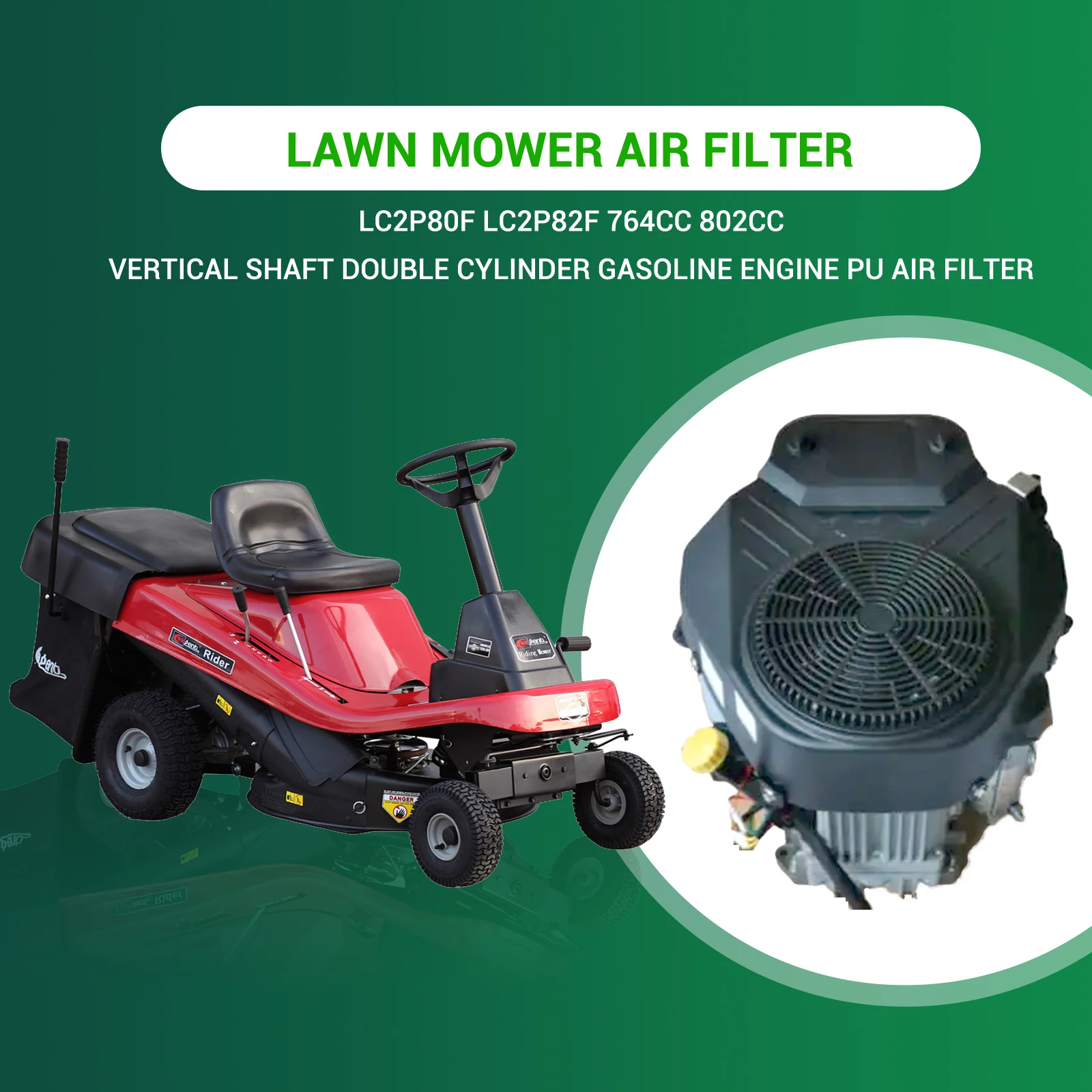 Air Filters Car Filter 1PCS Loncin LC2P77F LC2P80F LC2P82F Air Filter 180100109-0001