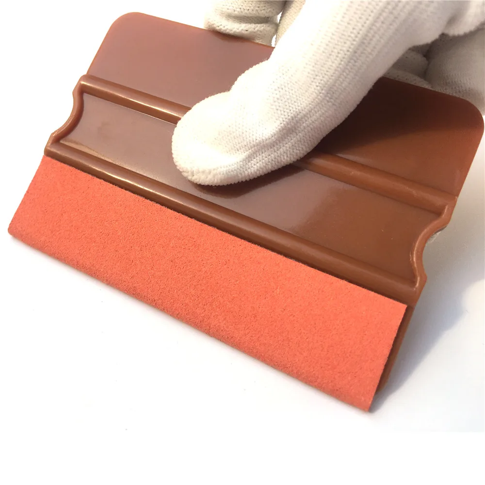 Car Wrap Vinyl Suede Felt Cloth Film Edge Fabric For Card Squeegee Scraper Car Tools No Scratch Protector 5cmx100cm/500cm car wrapping tools