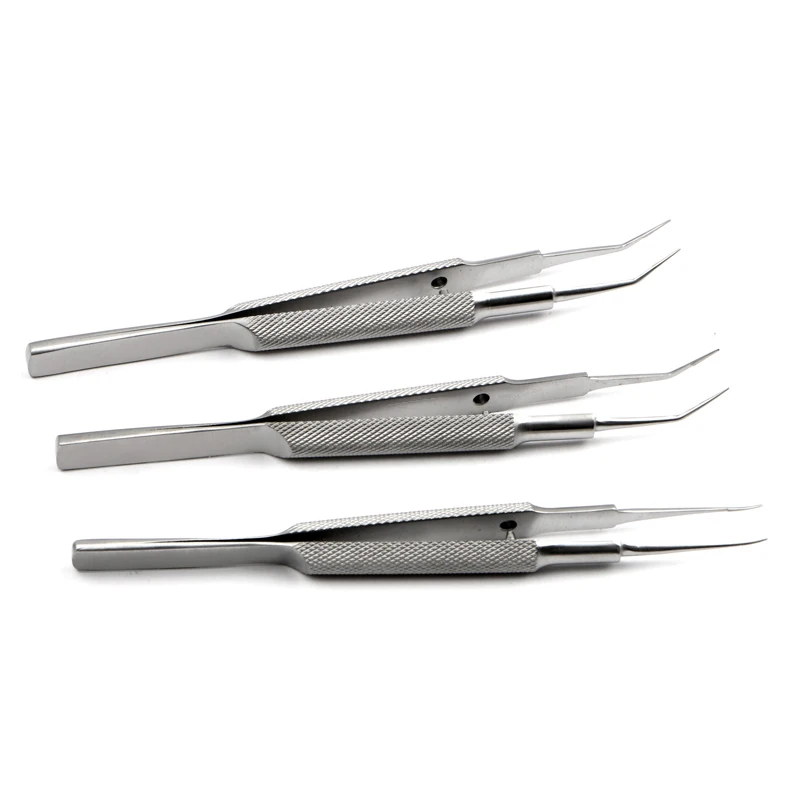 Ophthalmic Tool Surgical Instruments 1pcs 11CM Ophthalmic Microsurgical Forceps Tweezers Stainless Steel Surgical Tool Titanium