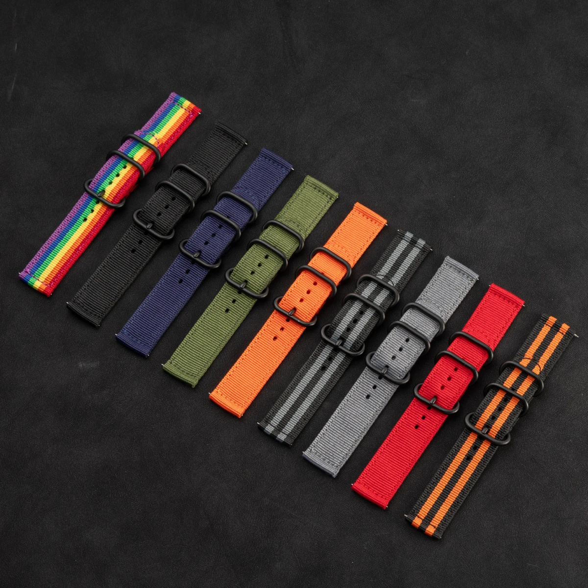 Adjustable Sports Nylon Quick-Release Woven Wristband Bracelet