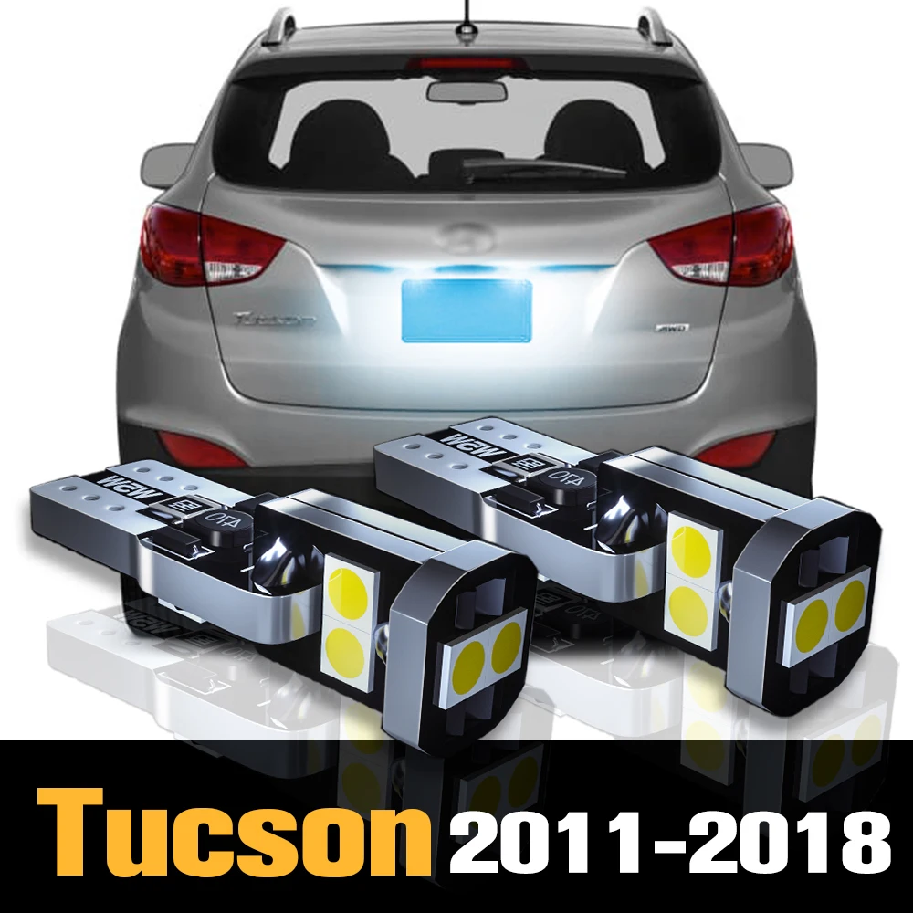 

2pcs Canbus LED License Plate Light Lamp Accessories For Hyundai Tucson 2011 2012 2013 2014 2015 2016 2017 2018