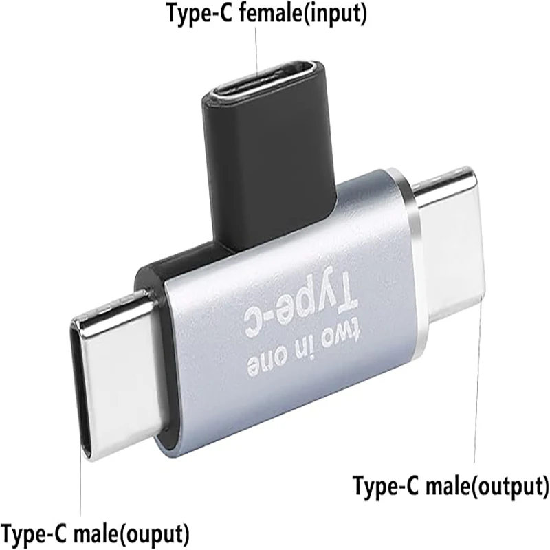 USB-C 어댑터: 3A/5V 고속 충전을 지원하는 이중 기능 알루미늄 합금 컨버터