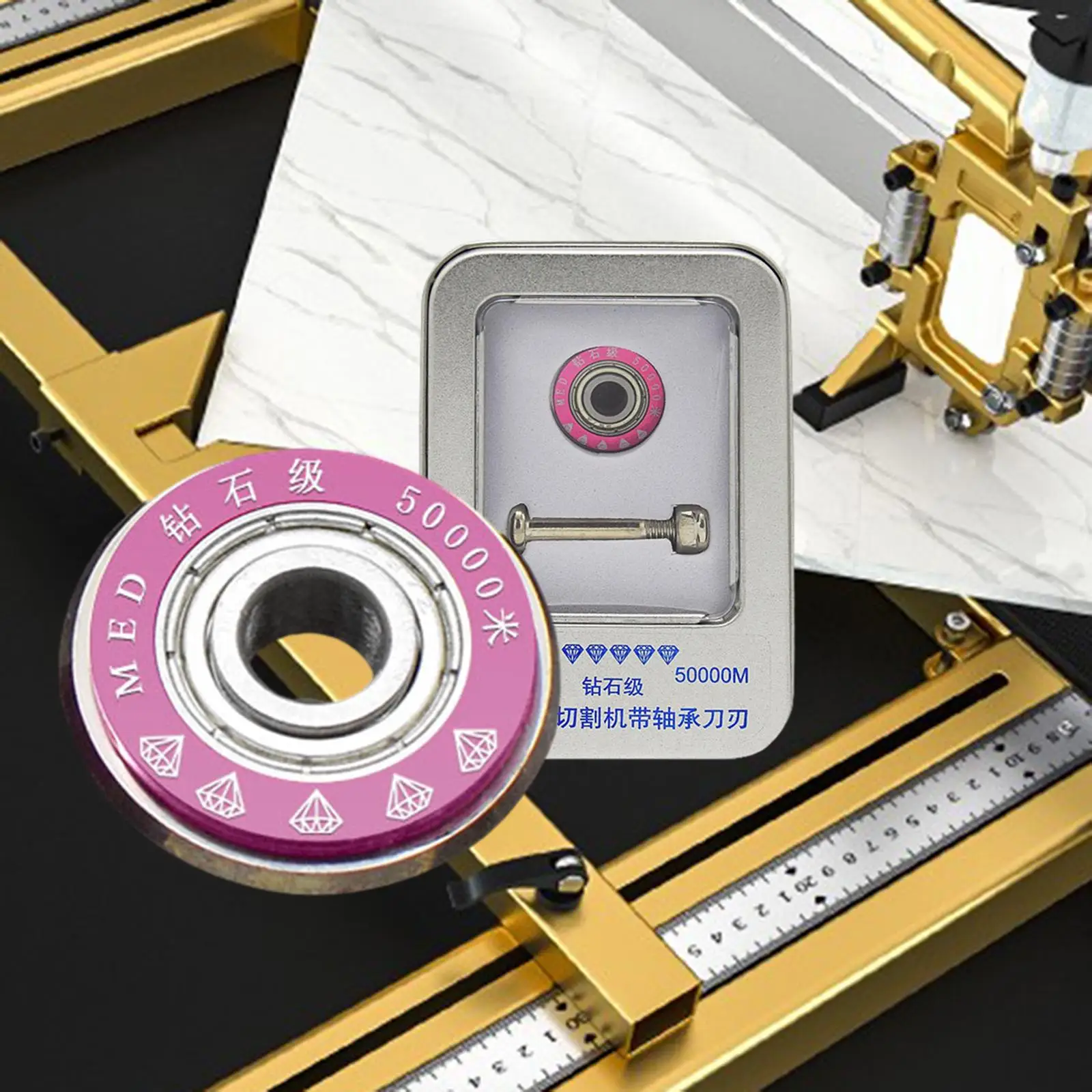 Ceramic Tile Cutter Wheel Replacement Tile Ceramic Cutting Wheel Tungsten Carbide 7/8 inch 50000M Ceramic Tile Cutting Discs