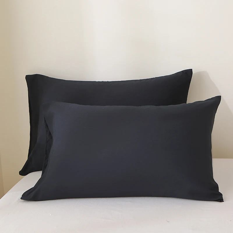 2 pieces set 50*65 50*70 50*75 50*90cm White 100% polyester Bed USA Standard Queen King Size PillowCases Covers 5