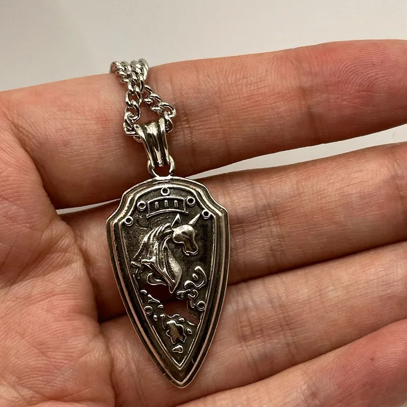 Final Fantasy XIV Haurchefant Greystone Pendant Necklace for