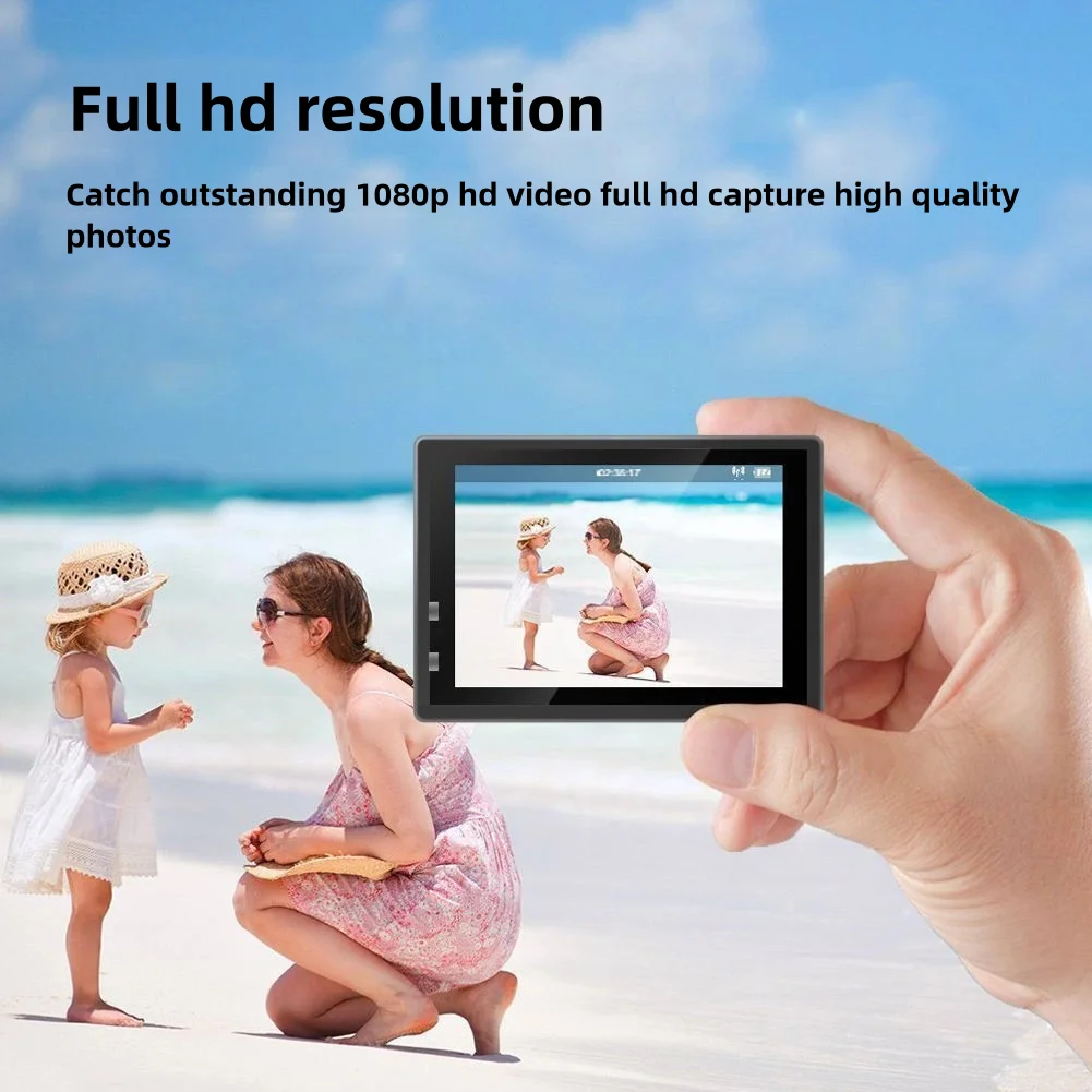 Action Camera 1080P/30FPS WiFi 2.0-inch 30M Underwater Waterproof Helmet Video Recording Camera HD WiFi Sports Camera Action Cam 6