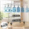 Clothes Rack Heavy Duty Loads 650LBS, Clothing Racks for Hanging Clothes, Rolling Clothing Rack With Shelves 3