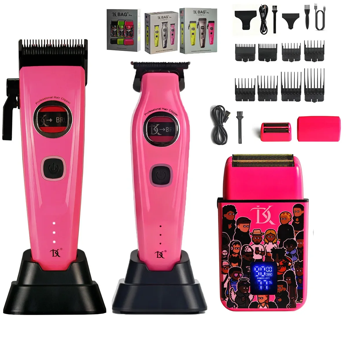 WMARK NG-8613KIT BRDCLIP バリカンセット プロ仕様 メンズ ヘア