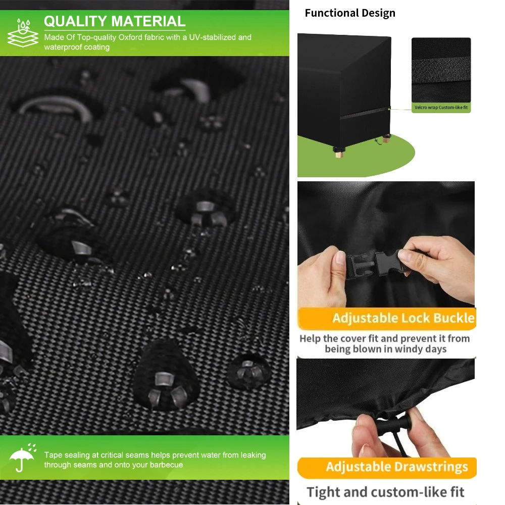 Durable Waterproof Outdoor Furniture Cover - Heavy Duty 210D Oxford Cloth