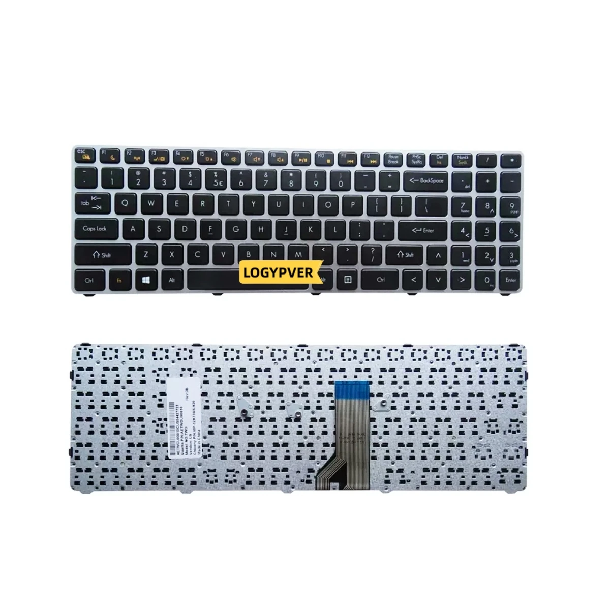 

Laptop Keyboard For Hasee K570C K610D S510 S500 X3P X3pro TWD 2 QTS502 US English