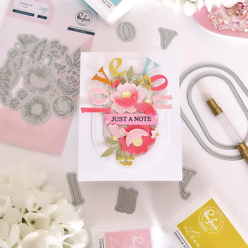 돼지 공예 금속 절단 다이 컷 다이 금형 편지 장식 스크랩북 종이 공예 칼 금형 블레이드 펀치 스텐실 다이