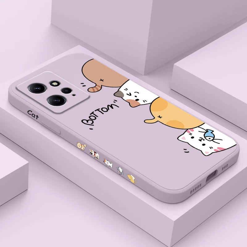 Cat Litter Design Liquid Silicone Phone Case