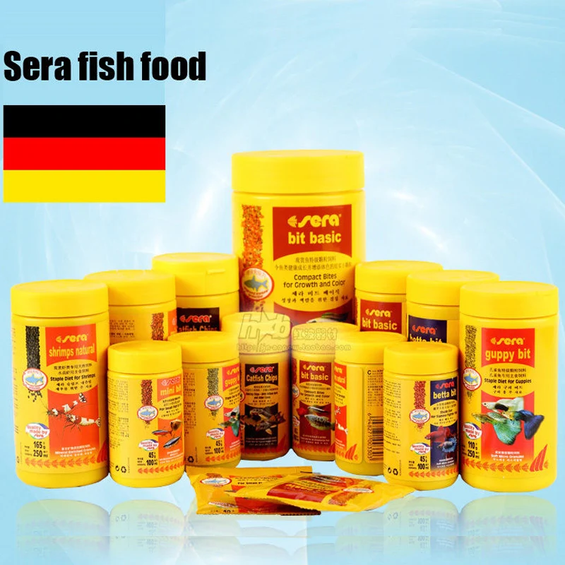 

Sera Fish food All Kinds for mini baby fish shrimp cichild discus betta guppy botton catfish