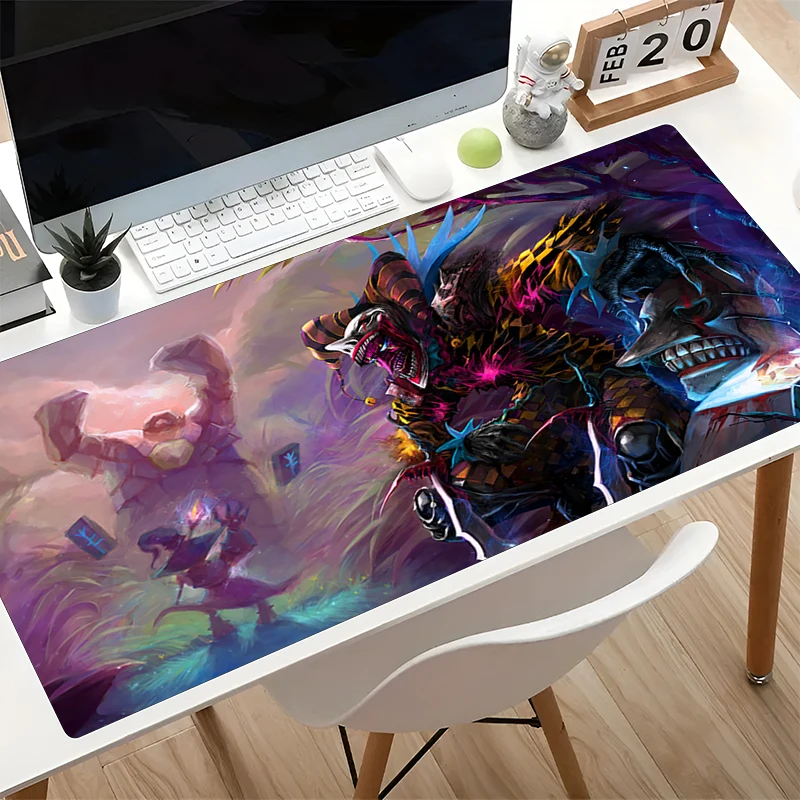 

Mouse Pad League of Legends Shaco Mousepad Pc Gamer Cabinet Keyboard Desk Mat Gaming Accessories Computer Xxl Large Table Carpet