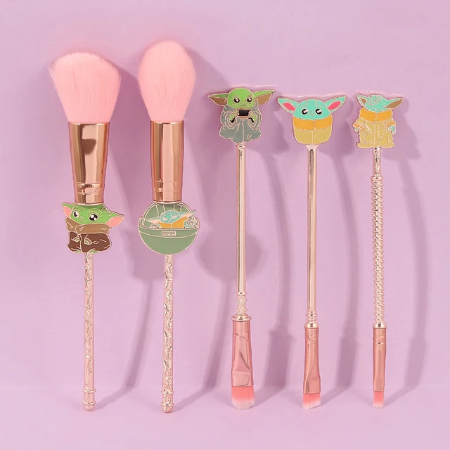 Cosmetic Brush Set Brochas De Star Wars Juego De Brochas De