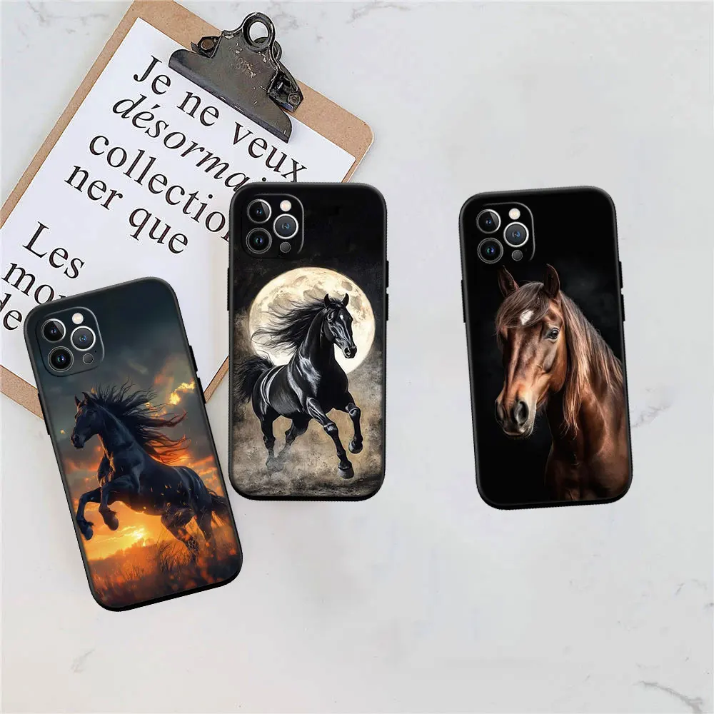 Luxurious Fine Horse Premium Protective Phone Case