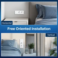 BSEED 1/2/3/4Gang Wifi Smart Switches Light/Curtain /Dimmer Click Buttons Type-c USB Sockets DIY Function Parts EU Glass Frames - Image 4