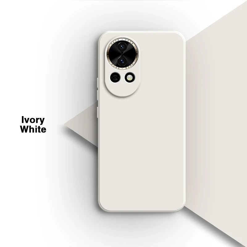Premium Liquid Silicone Shockproof Phone Case with Camera Protection - Solid Black
