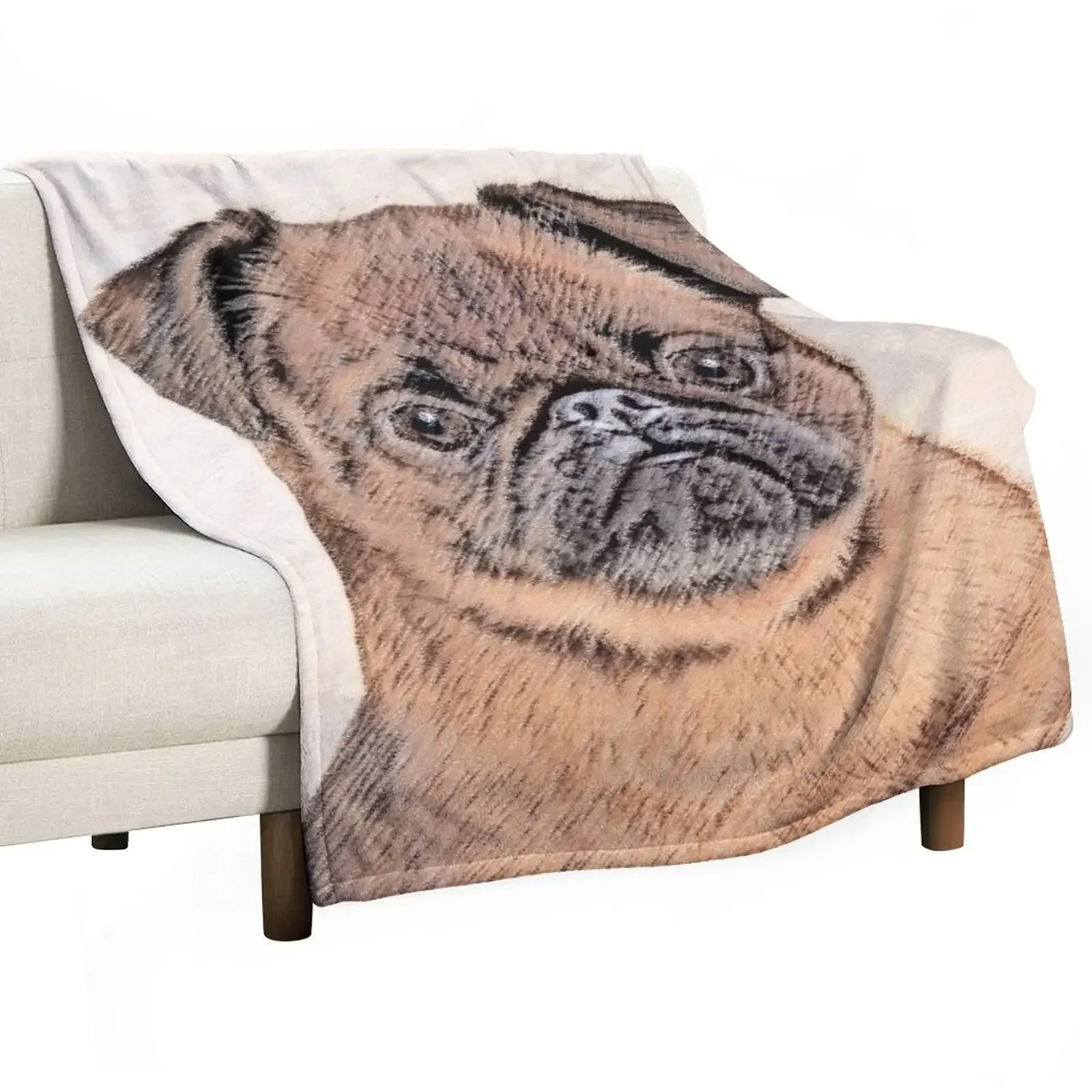 

Brussels Griffon Smooth Throw Blanket Custom Sofas Blankets