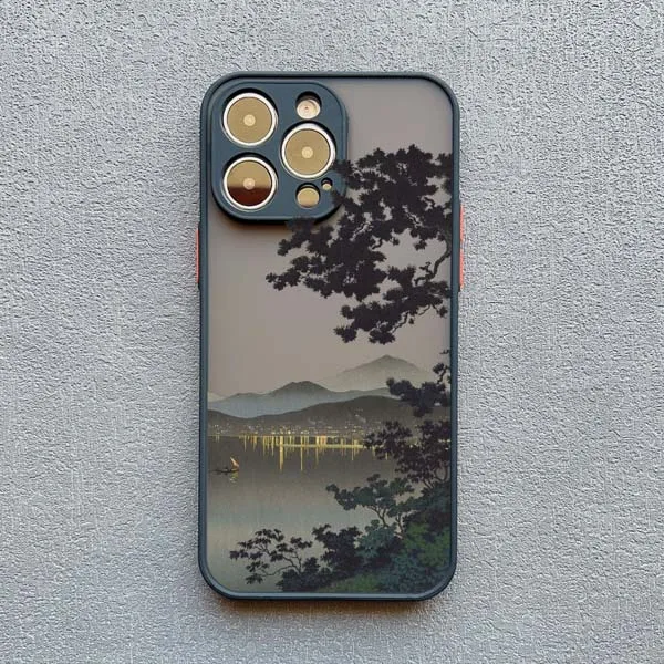 Japanese Aesthetic Landscape Phone Case - Artistic Scenery Back Cover