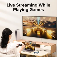 Llano Professional HDMI Live Stream Switcher 4K 60HZ Video Capture Card for Streaming Podcasting Compatible with PS5 Xbox Phone - Image 4