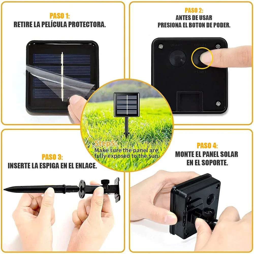 Рисунок 6 - СВЕТОДИОДНАЯ Гирлянда IP65 на солнечной батарее