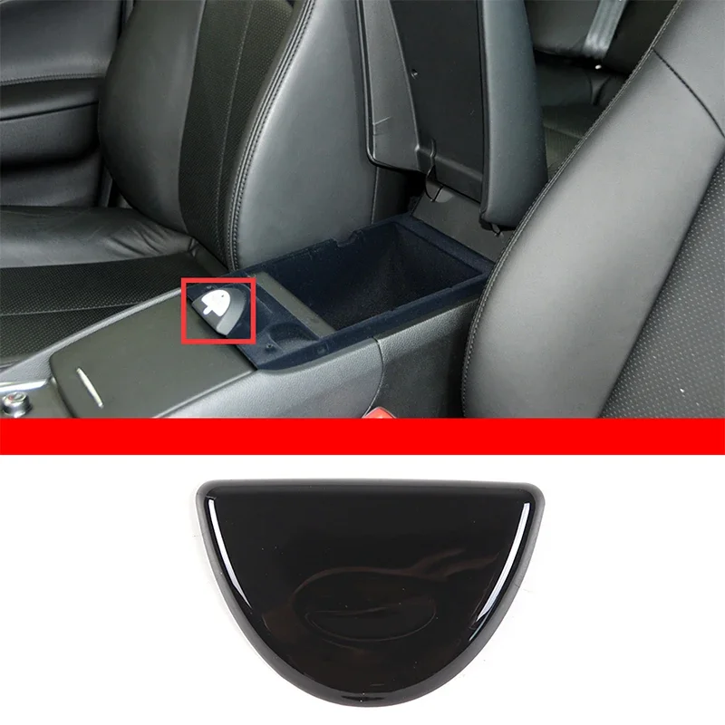 

For Infiniti G Series 2009-2013 Car Armrest Box Switch Decorative Panel Cover ABS Carbon Fiber Pattern Interior Accessories