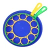 3 Pcs Kids Bubble Machine Outdoor Toy Sets Blowing Soap Tools Wand Bubber Toddler 1