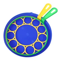 3 Pcs Kids Bubble Machine Outdoor Toy Sets Blowing Soap Tools Wand Bubber Toddler 1