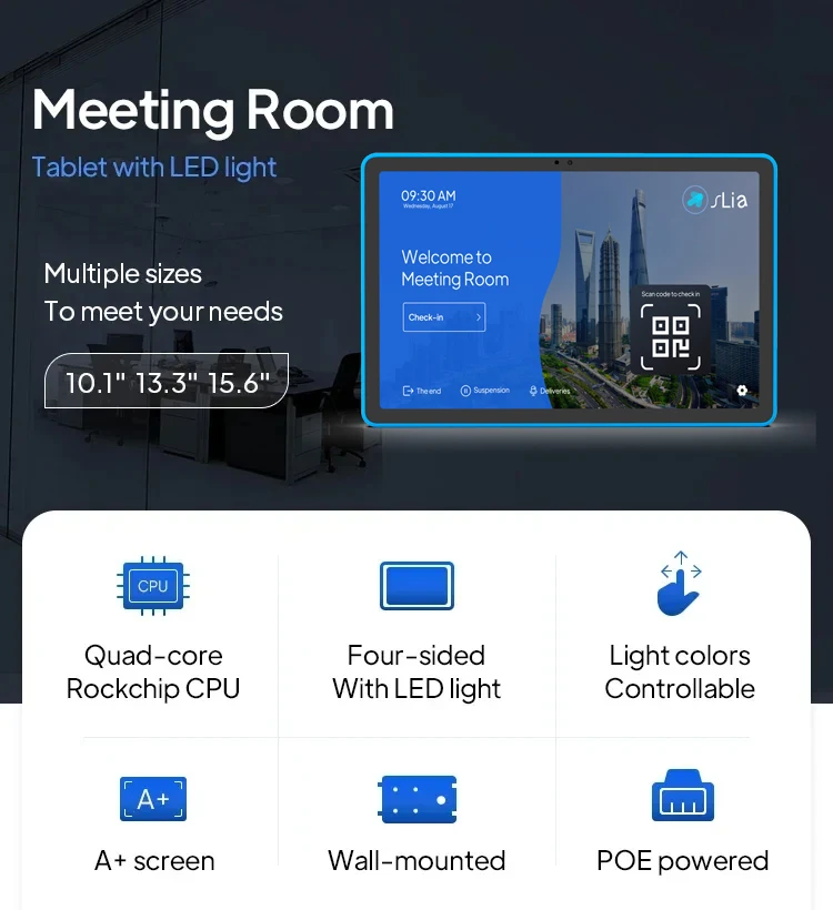 2026 New smart home control panel wall mounted 11 inch android tablet 8-core CPU