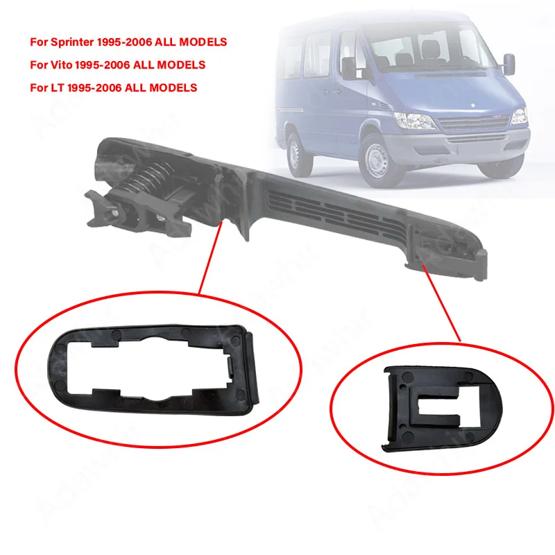 

For Mercedes Sprinter Dodge Door Handle Left or Right and Rear Door Handle Rubber Pad 1995 - 2006