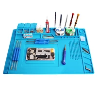 Adsorption Soldering Mat Platform Heat-Resistant Magnetic for BGA Soldering Station Silicone Repair Pad 1
