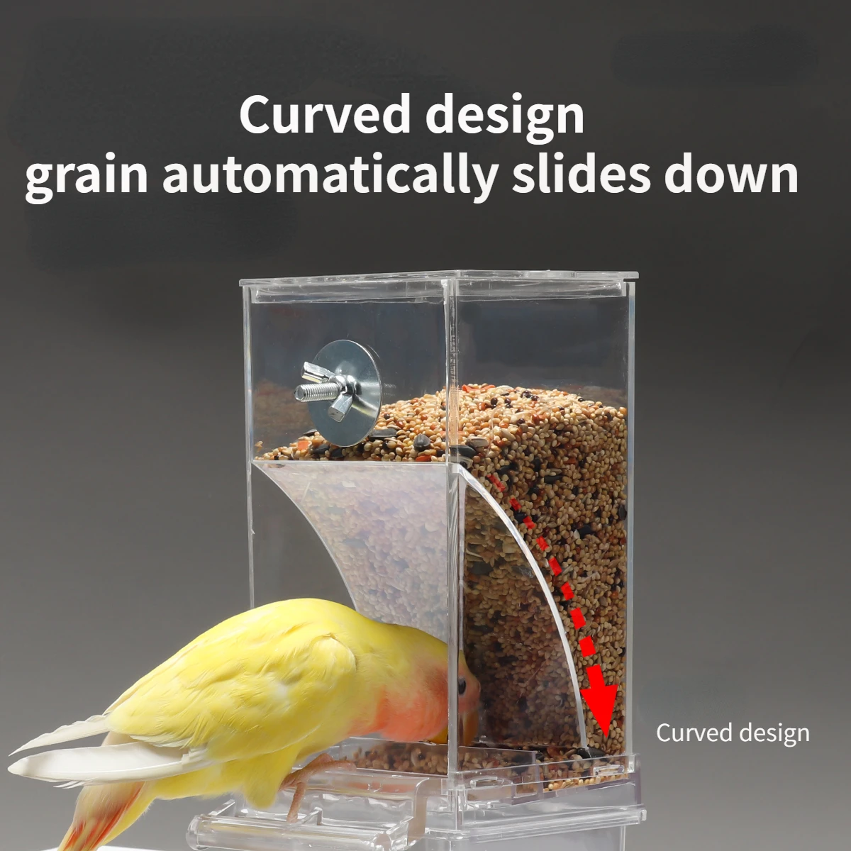 1pc Automatic Bird Feeder for Pet Birds - Convenient and Easy to Use