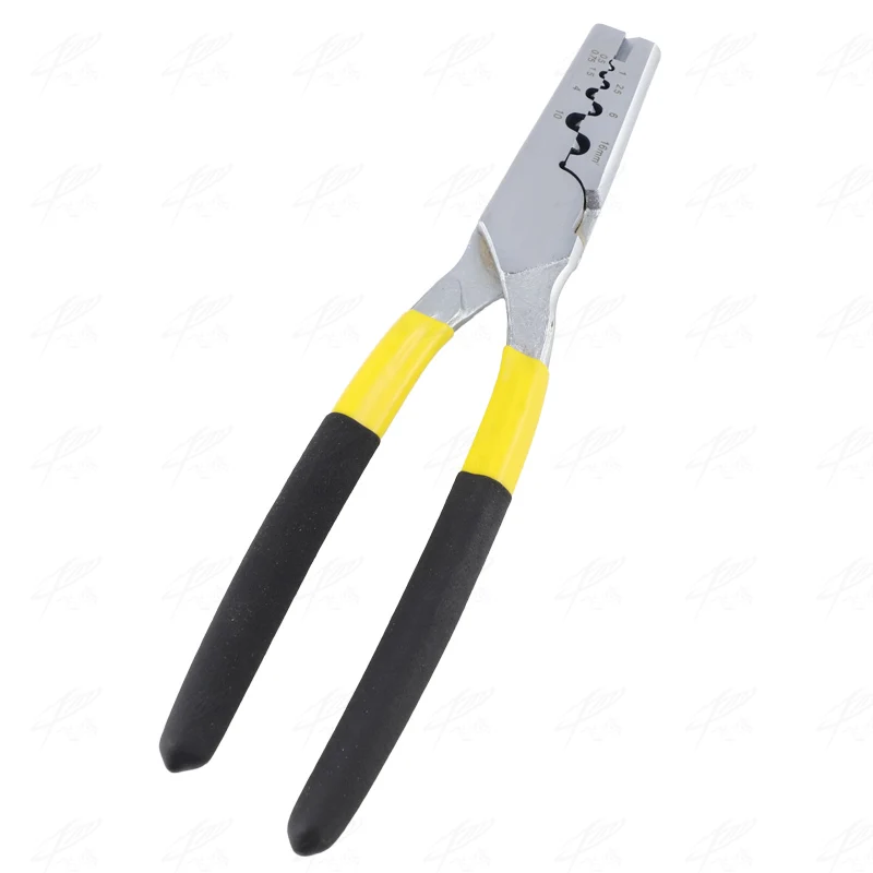 절연 및 비절연 페룰 단자용 PZ0.5-16 와이어 압착 플라이어, 압착 용량 0.5-16 mm2 AWG 20-5 도구