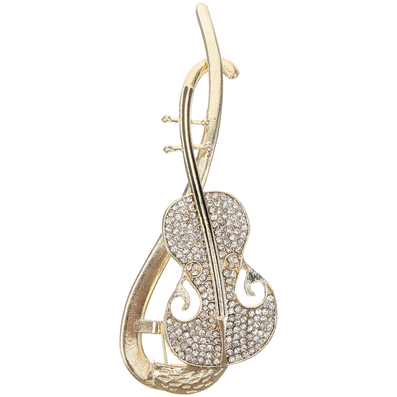 

Violin Hair Claw Clip Women Elegant Classical Music Note Treble Clef Shape Hair Clips Glitter Rhinestone Decor Hairpins Jewelry